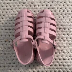 Bamboo platform sandals